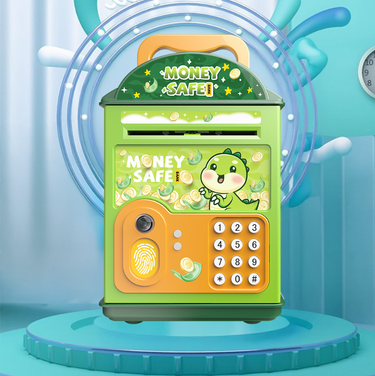 Dinosaur Face Recognition & Fingerprint Unlock ATM Machine